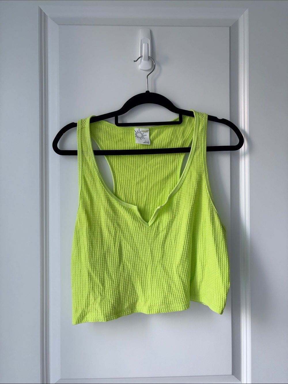 AERIE Waffle Notch Tank Top